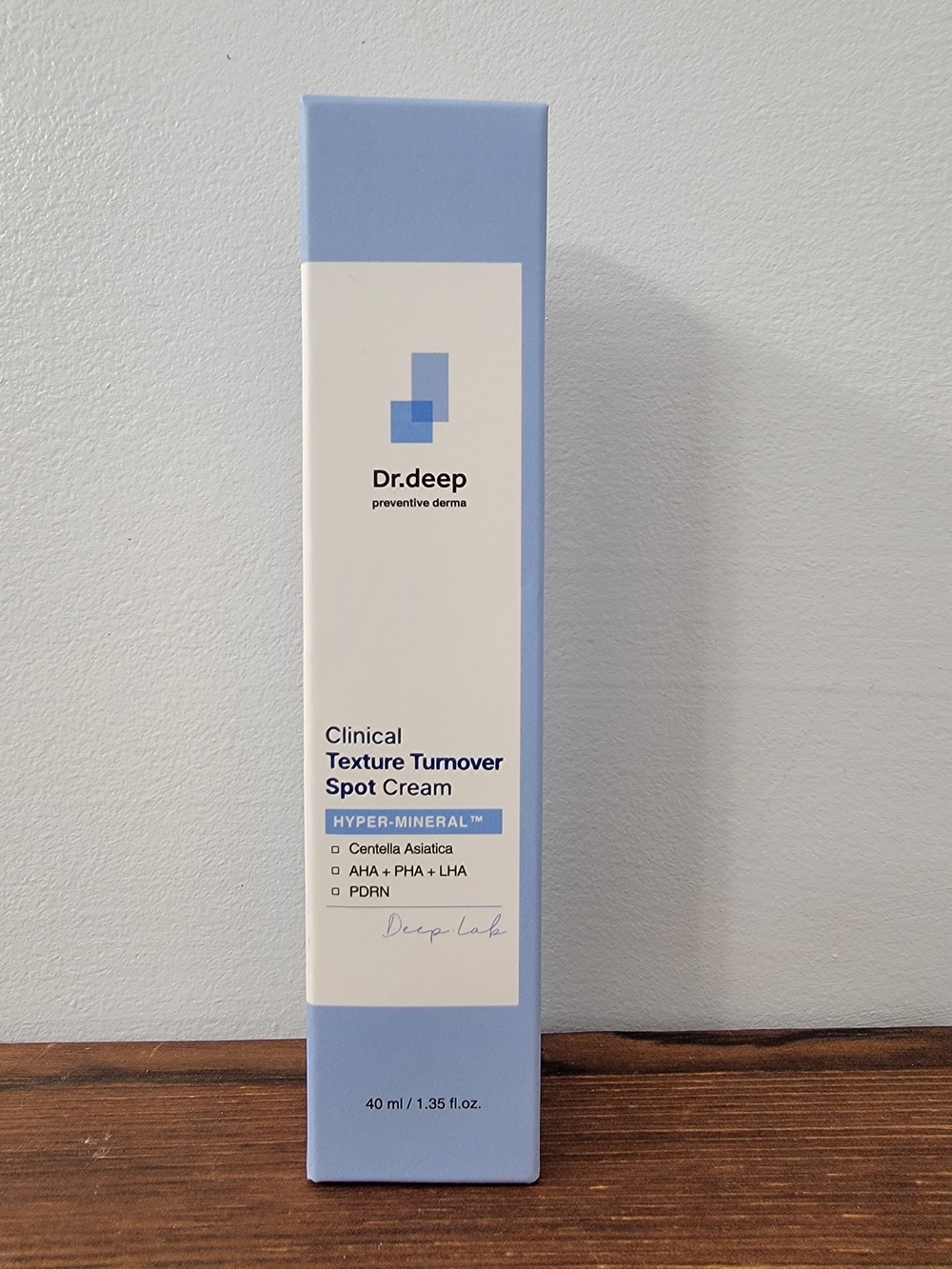 NIB Dr. Deep Clinical Texture Turnover Spot Cream 40ml K-Beauty